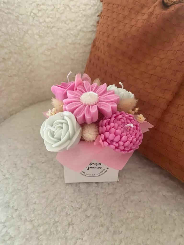 BOUQUETS DE BOUGIES bouquet harmonie composé de bougies décoratives parfumées