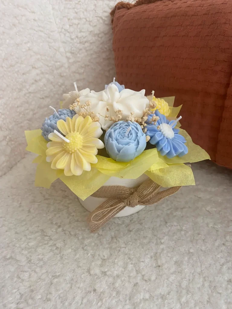 BOUQUETS DE BOUGIES bouquet celeste les bougies yonnaises