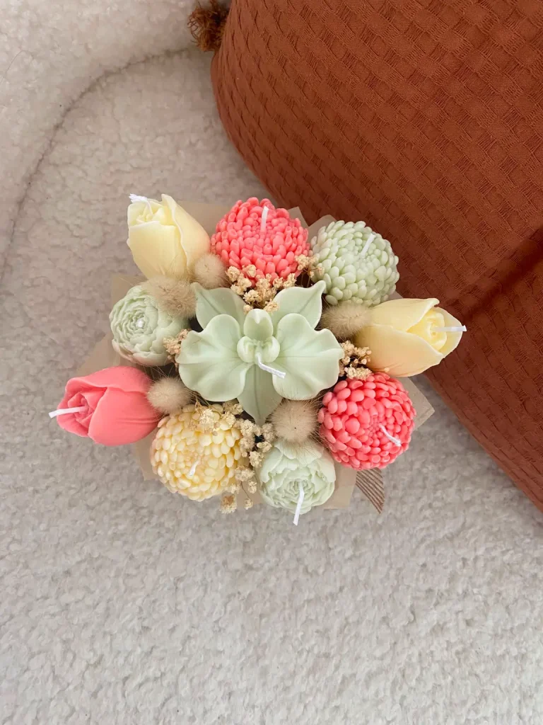 BOUQUETS DE BOUGIES bouquet eclat parfum monoi