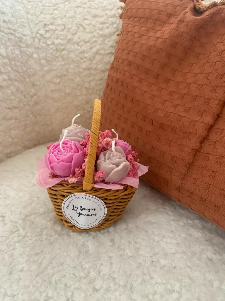 BOUQUETS DE BOUGIES panier perle bougies artisanales vendee2